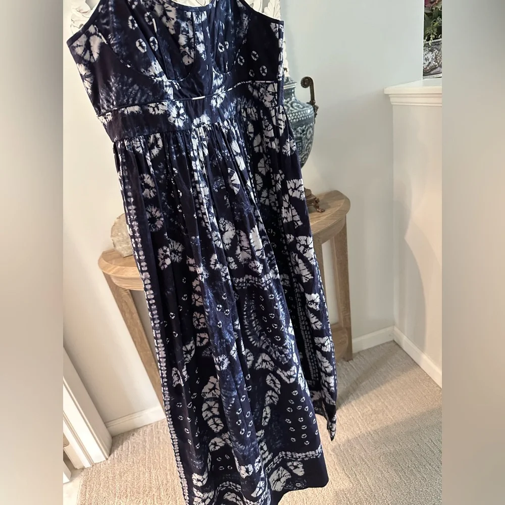 Ulla Johnson Mariza Dress Indigo Handmade Size 4 - Picture 5 of 9